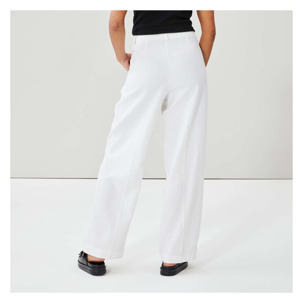 Linen-Blend Pant